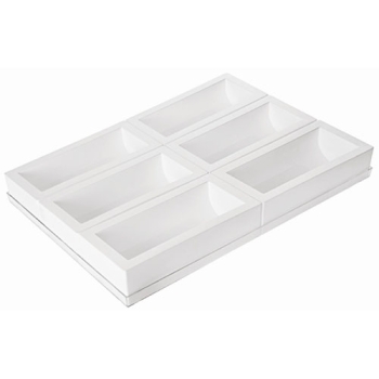MOULE SILIKOMART 6 EMPREINTES 250X90 - GAMME TORTAFLEX