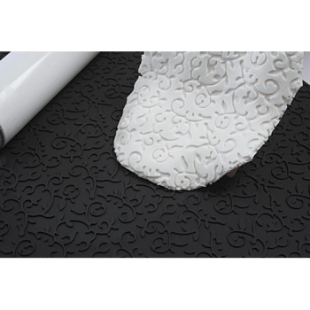 TAPIS RELIEF SILICONE ARABESQUE