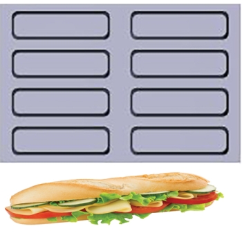 TOILE DE CUISSON MAE INNOVATION 8 SANDWICHS - GAMME FIBERMAE