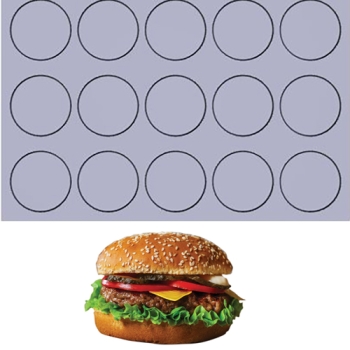 TOILE DE CUISSON MAE INNOVATION 15 HAMBURGERS - GAMME FIBERMAE