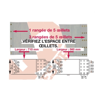 TOILE ENFOURNEUR ADAPTABLE FRINGAND