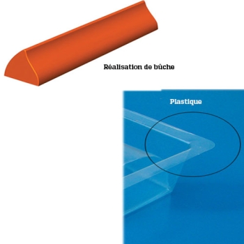 GOUTTIERE A BUCHE PLASTIQUE MODELE VAGUE