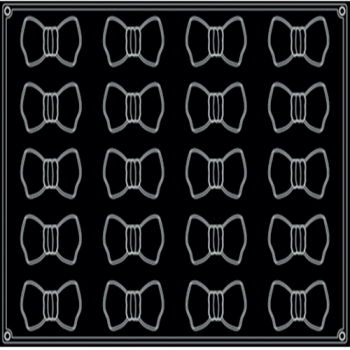 MOULE PAVONI 24 NOEUDS PAPILLON - GAMME PAVOFLEX