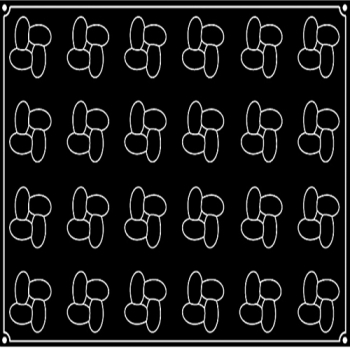 MOULE PAVONI 24 HELICES - GAMME PAVOFLEX