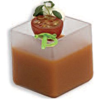 12 MISES EN BOUCHE CUBE - 6CL - EFFET GIVRE