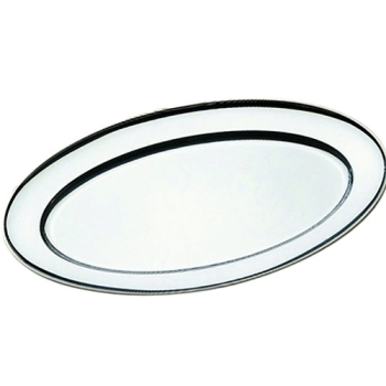 PLATEAU OVALE INOX
