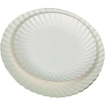 ASSIETTE CARTON BLANC IMPERGRAS