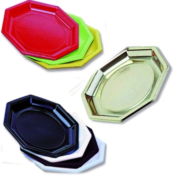 ASSIETTE OCTOGONALE COULEUR