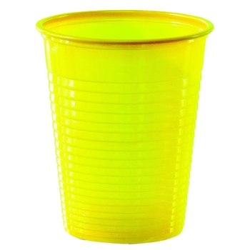 GOBELET PLASTIQUE JAUNE