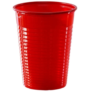 GOBELET PLASTIQUE ROUGE