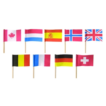 PIQUE DRAPEAUX ASSORTIS
