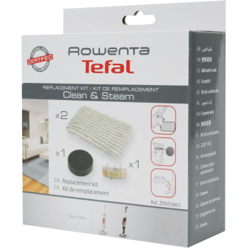 Kit Filtre mousse + 2 lingettes microfibres + cartouche anti calcaire ROWENTA