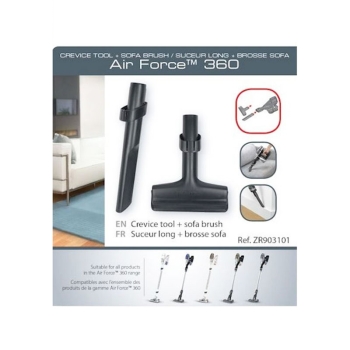 Suceur long et brosse sofa pour aspirateurs balai - Rowenta