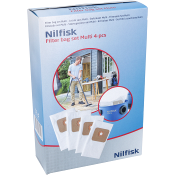 Sacs MULTI pour aspirateurs x4 - Nilfisk