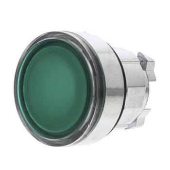 TETE BOUTON POUSSOIR VERT A ACCROCHAGE  - SCHNEIDER TELEMECANIQUE - CODE ZB4BH033