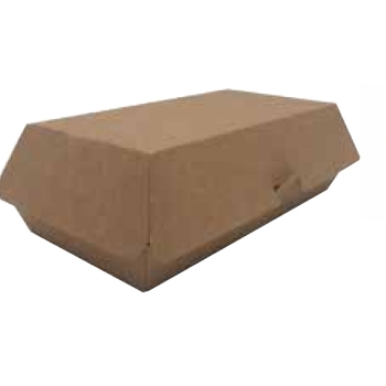 50 BOITES BURGER OU SANDWICH CARTON KRAFT BRUN