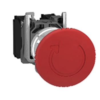 ARRET D URGENCE AVEC DEVEROUILLAGE TOURNANT- SCHNEIDER TELEMECANIQUE - CODE XB4BS8445