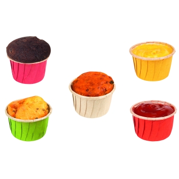 CAISSETTES CUISINE 5 COULEURS ASSORTIES