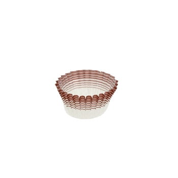 CAISSETTES RONDES DECOREES MILLE RAIES