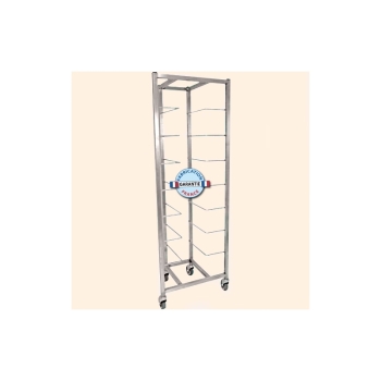 ECHELLE A BAC INOX 8 NIVEAUX SANS BAC