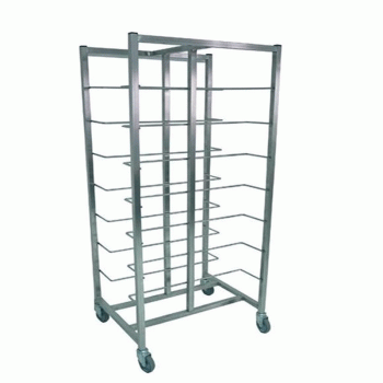 ECHELLE INOX DOUBLE A BAC 2X8 NIVEAUX BACS NON FOURNIS