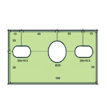 JOINT POUR TUBE A BUEE 100X50  POUR FOUR BONGARD