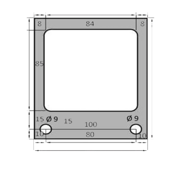 JOINT POUR APPAREIL A BUEE 100x120 POUR FOUR PAVAILLER