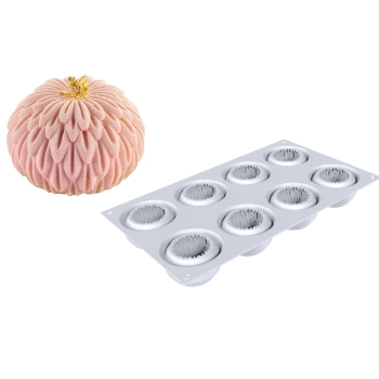 MOULE SILIKOMART 8 FLEURS KIKU