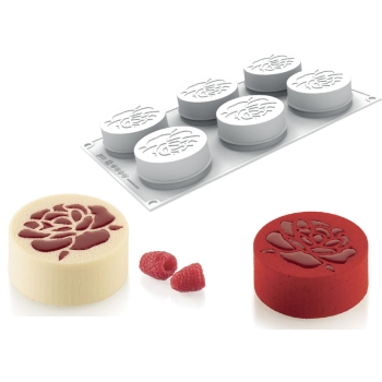 MOULE SILIKOMART 6 ROSES VALENTINE