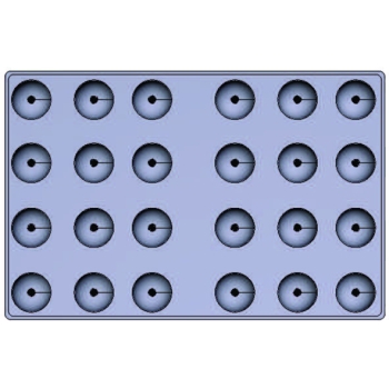 MOULE MAE INNOVATION 24 DOMES Ø 58 mm - GAMME SILMAE