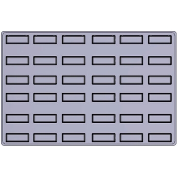 MOULE MAE INNOVATION 36 CAKES 75X27X28 MM - GAMME SILMAE