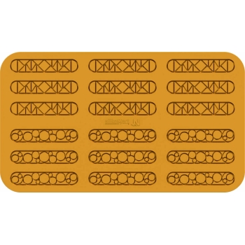 MOULE SILIKOMART 18 DECORS ECLAIRS - GAMME NATURAE