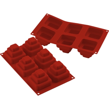 MOULE SILIKOMART 6 MINI WONDER CAKES CARRES