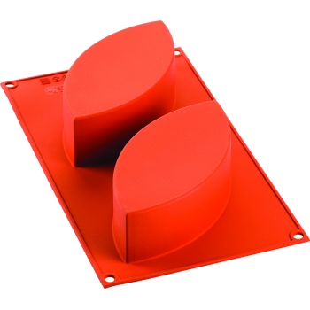 MOULE SILIKOMART 2 EMPREINTES OVALES POINTUES