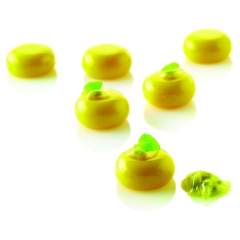 PLAQUE SILICONE SILIKOMART 35 MICRO RONDS BOMBES
