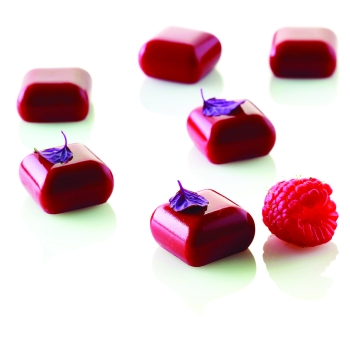 PLAQUE SILICONE SILIKOMART 35 MICRO CARRES BOMBES