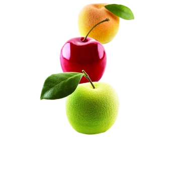 KIT SILIKOMART FRUIT POMME CERISE PECHE