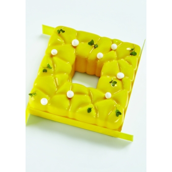 MOULE PAVONI "SQUARE" 150X150X55 MM - 1000 ML - GAMME PAVOCAKE