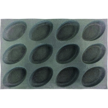 TOILE DE CUISSON MAE INNOVATION - 12 BURGERS OVALES - GAMME FIBERMAE