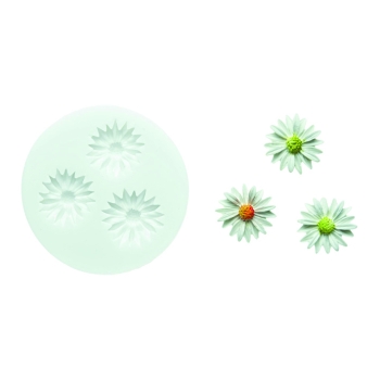 MOULE SILIKOMART MARGUERITE - DIM MAX 24X24 MM - GAMME SUGARFLEX