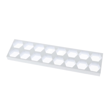MOULE PLASTIQUE RAPIDE MINI GATEAUX HEXAGONAUX 40MM