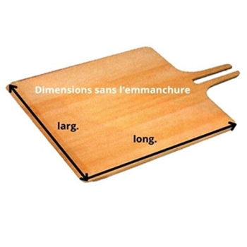 PELLON BOIS LONGUEUR 600 MM SANS REBORD