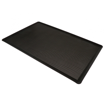 PLAQUE ALU ANTI ADHESIVE PERFOREE - BORDS PINCES - 600X400