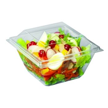 POT A SALADE CARRE - FOND ET COUVERCLE CRISTAL