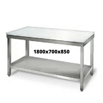TABLE DE BOUCHERIE -BILLOT INOX 1800X700X850