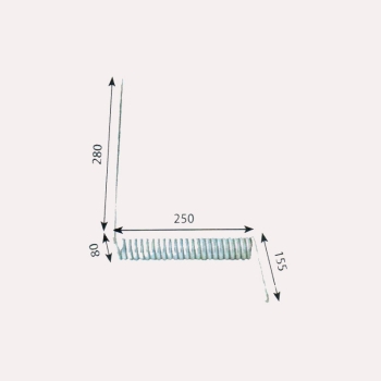 RESSORT A TORSION 23 SPIRES POUR COUVERCLE DE DIVISEUSE PANIRECORD