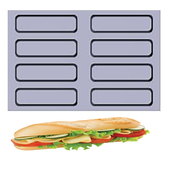 TOILE DE CUISSON MAE INNOVATION 8 SANDWICHS - GAMME FIBERMAE