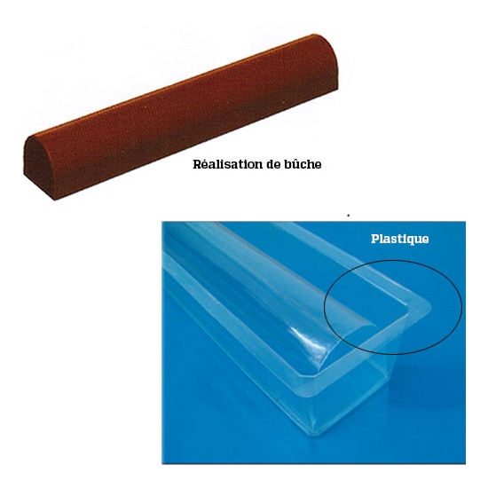 GOUTTIERE A BUCHE PLASTIQUE  RONDE