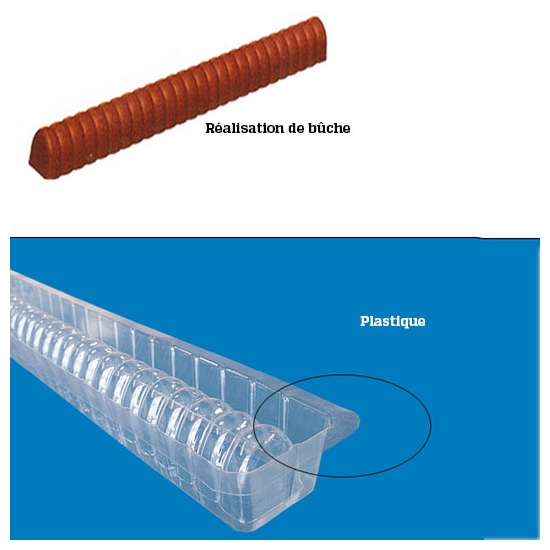 GOUTTIERE A BUCHE PLASTIQUE  ANNELEE