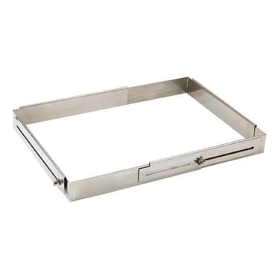 RECTANGLE INOX EXTENSIBLE